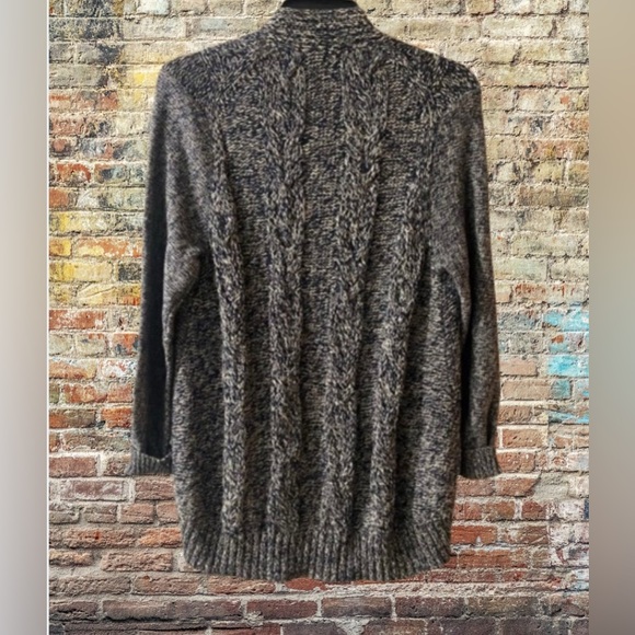 NWT - Knit Sweater Drifter Duster w/ Dark Blue/White Colors by Land's End - Picture 3 of 3